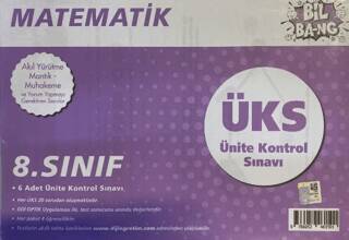 8.Sınıf Matematik Ünite Kontrol Sınavı - Kültür Yayıncılık - Kolektif kitap kapağı