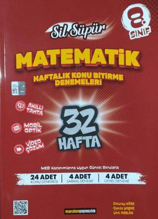 8. Sınıf Matematik Haftalık Konu Bitirme Denemeleri - Kolektif kitap kapağı