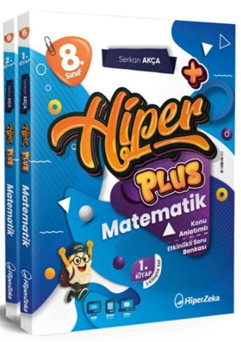 8. Sınıf Matematik Hiper Plus Konu Soru Bankası Hiper Zeka Yayınları kitap kapağı
