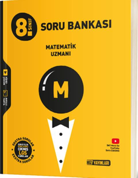 8. Sınıf Matematik Uzmanı Soru Bankası kitap kapağı