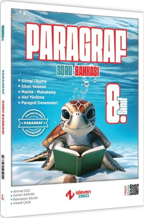 8. Sınıf Paragraf Soru Bankası İşleyen Zeka kitap kapağı