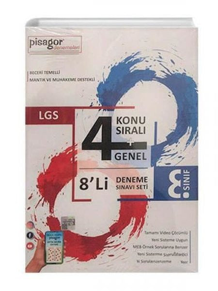 8. Sınıf Pisagor 8li Deneme Seti - Kolektif kitap kapağı