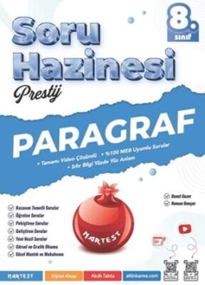 8. Sınıf Prestij Paragraf Soru Bankası - Davut Gezer kitap kapağı