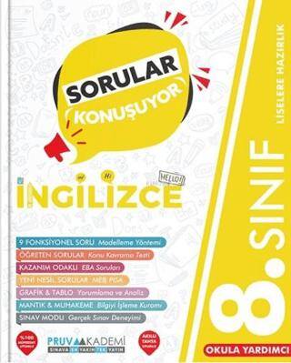 8. Sınıf Sorular Konuşuyor İngilizce - Kolektif kitap kapağı