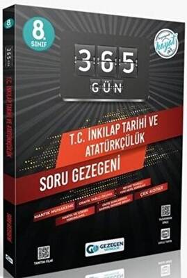 8. Sınıf T.C İnkılap Tarihi ve Atatürkçülük 365 Gün Soru Gezegeni - Kolektif kitap kapağı