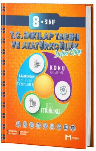 LGS 8. Sınıf T.C İnkılap Tarihi ve Atatürkçülük İntro Konu Anlatımlı Defter Kitap - Yasin Altıntaş kitap kapağı