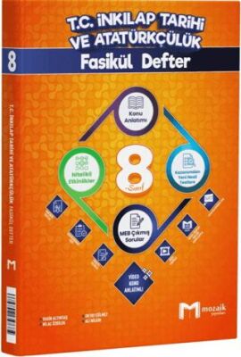 8. Sınıf T.C. İnkılap Tarihi ve Atatürkçülük Fasikül Defter - Yasin Altıntaş kitap kapağı