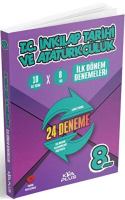 8. Sınıf T.C İnkılap Tarihi Ve Atatürkçülük İlk Dönem Denemeleri - Kolektif kitap kapağı