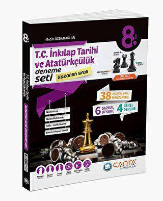 Çanta 8. Sınıf Mini T.C. İnkılap Tarihi ve Atatürkçülük Kazanım Sıralı Deneme Seti - Kolektif kitap kapağı