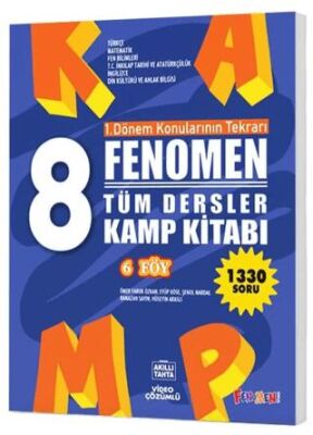 Fenomen Okul Yayınları 8. Sınıf Tüm Dersler Fenomen Kamp Kitabı - Kolektif kitap kapağı