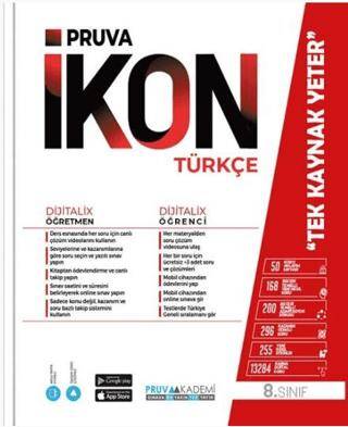 8. Sınıf Türkçe İkon Konu Anlatımlı - Kolektif kitap kapağı