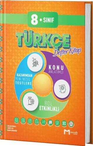 8.Sınıf Türkçe İntro Defter Kitap - Kolektif kitap kapağı