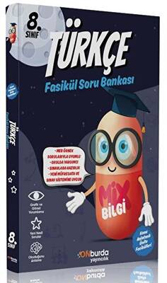 ONburda Yayınları 8. Sınıf Türkçe Mix Bilgi Fasikül Soru Bankası - Kolektif kitap kapağı