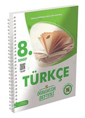 8.Sınıf Türkçe Öğrencim Defteri - Komisyon kitap kapağı