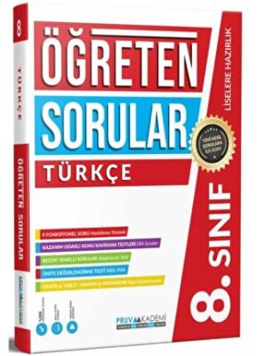8. Sınıf Türkçe Öğreten Sorular - Kolektif kitap kapağı