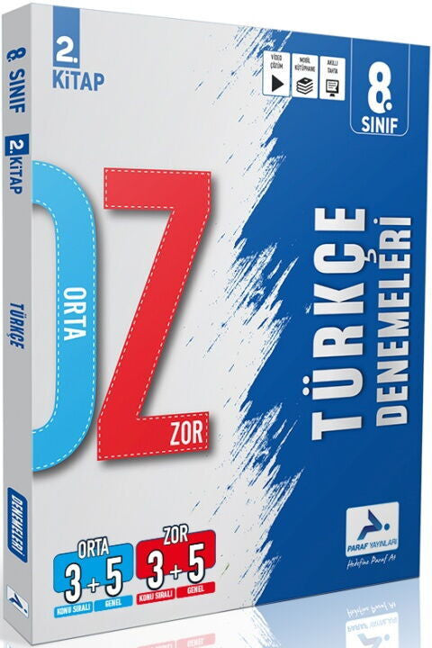 8. Sınıf Türkçe Orta Zor Branş Deneme kitap kapağı