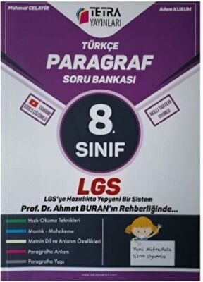 8. Sınıf Türkçe Paragraf Soru Bankası - Kolektif kitap kapağı