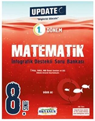 8. Sınıf Update 1. Dönem İnfografik Destekli Matematik Soru Bankası - Kolektif kitap kapağı
