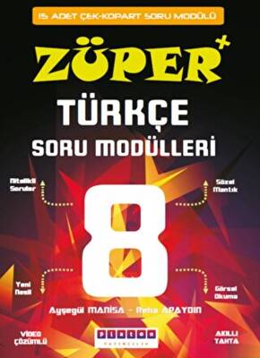 8. Sınıf Züper Türkçe Soru Modülleri - Ayşegül Manisa kitap kapağı