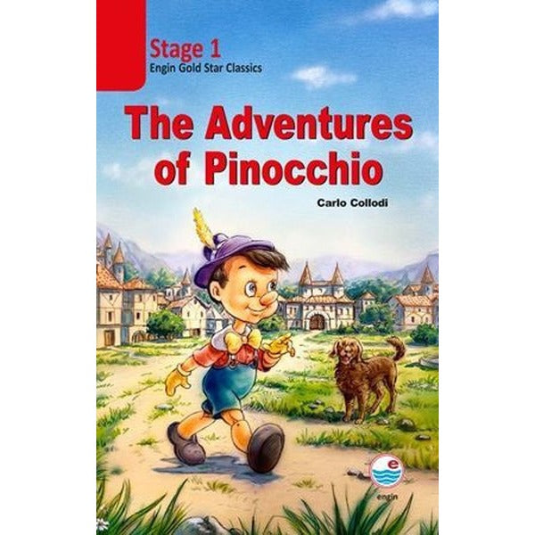 The Adventures of Pinocchio (QR Auio Ses) - Stage 1 | Engin (İnce Kapak)