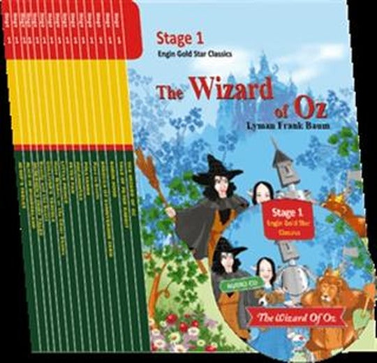 İngilizce Stage 1 Seti (18 Kitap, CD'li) | Engin Yayınevi (Ciltsiz)