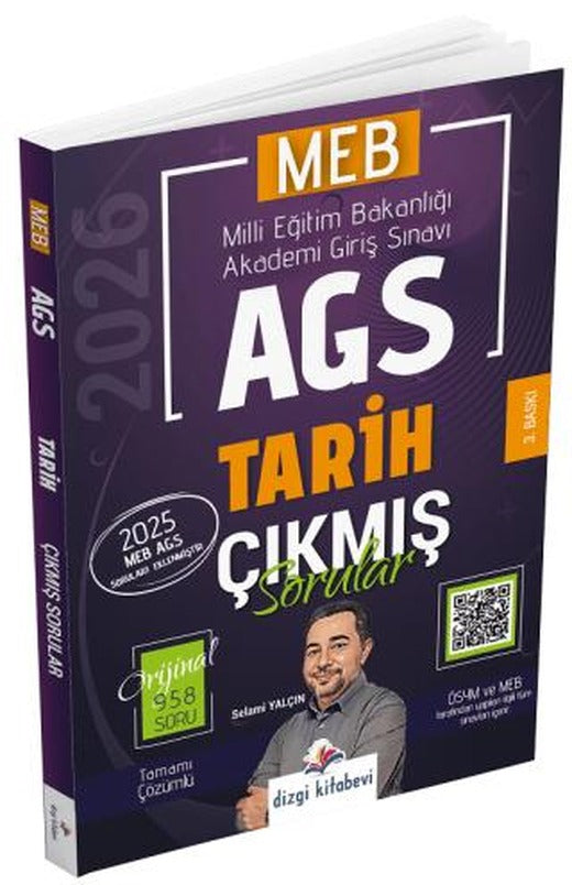2026 MEB-AGS Tarih Çıkmış Sorular Çözümlü | Dizgi Kitap (Ciltsiz)
