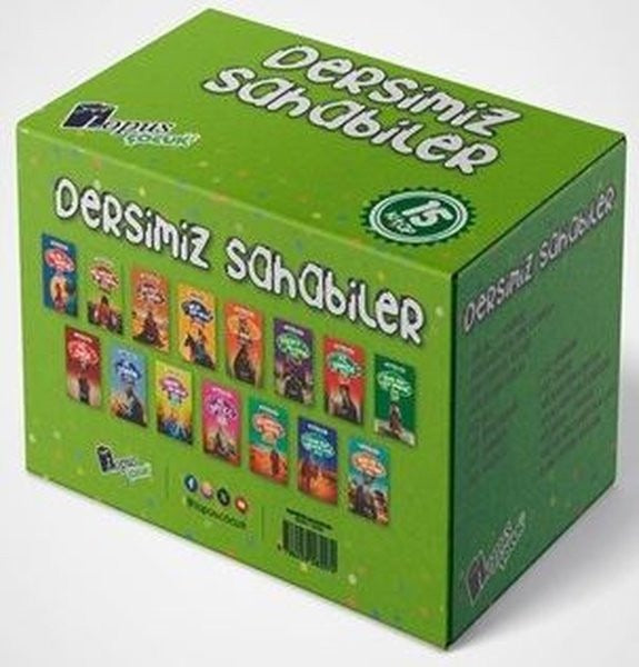 Dersimiz Sahabiler Seti - 15 Kitap Takım - Kutulu | Lopus Çocuk (İnce Kapak)