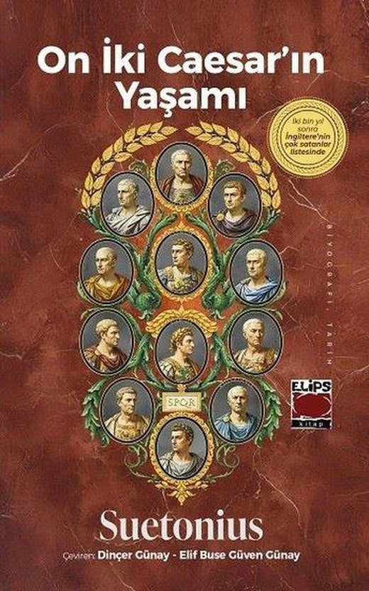 On İki Caesar'ın Yaşamı | Elips Kitapları (İnce Kapak)