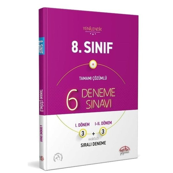 8. Sınıf 6 Deneme Sınavı Tamamı Çözümlü