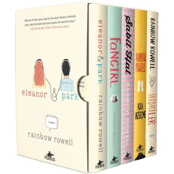 Rainbow Rowell Kitapları Seti-Kutulu Özel Set-5 Kitap Takım | Pegasus (Ciltli)