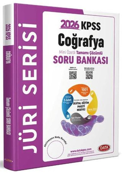 2026 KPSS Jüri Serisi KPSS Coğrafya Mini Özetli Tamamı Çözümlü Soru Bankası + Dijital Eğitim