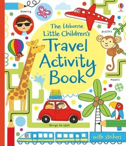 Little Childrens Travel Activity Book | Usborne (Ciltsiz)