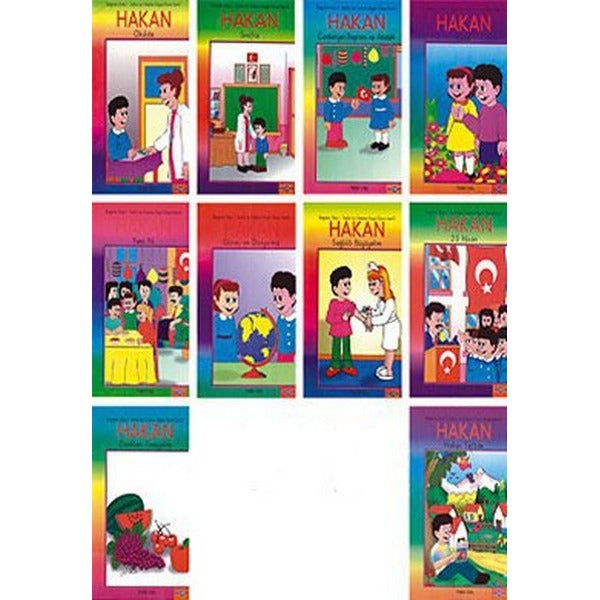 Hakan'ın Okuma Serisi (10 Kitap) | Akçağ Yayınları