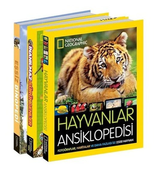 National Geographic Kids Hayvanlar Ansiklopedi Seti - 3 Kitap Takım | Beta Kids