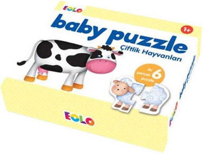 Baby Puzzle - Çiftlik Hayvanları | Eolo (İnce Kapak)