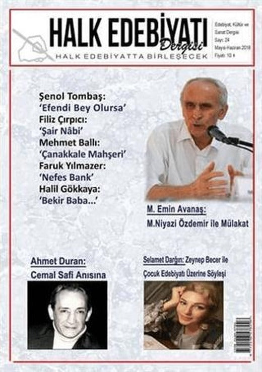 Halk Edebiyatı Dergisi Sayı: 24 Mayıs-Haziran 2018 | Halk Edebiyatı Dergisi Yayınları (Ciltsiz)