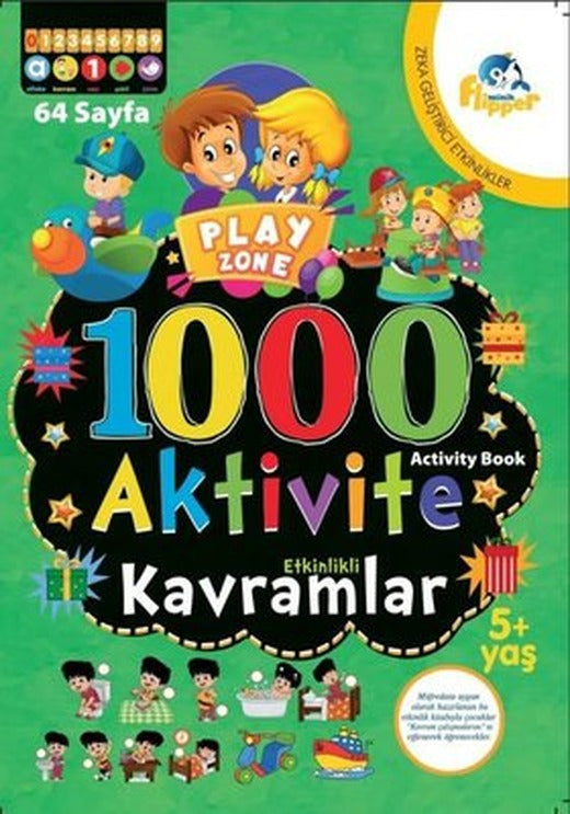1000 Aktivite Kavramlar 5+Yaş | Minik Flipper Yayınları