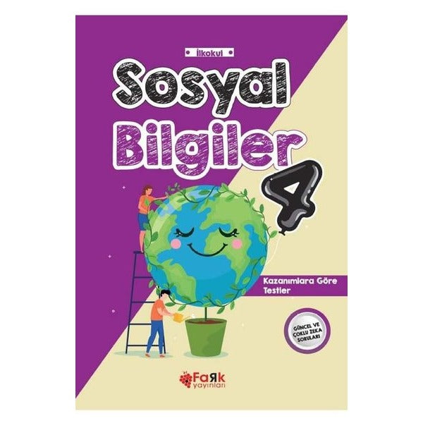 İlkokul Sosyal Bilgiler 4 | Fark Yayınları (İnce Kapak)