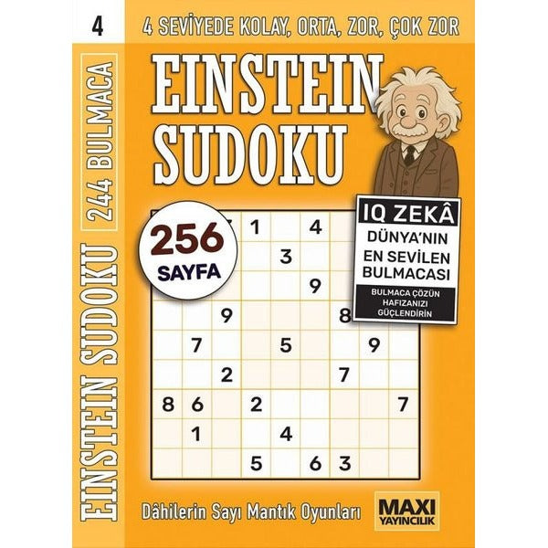 Einstein Sudoku 4 | Maxi Yayıncılık (İnce Kapak)
