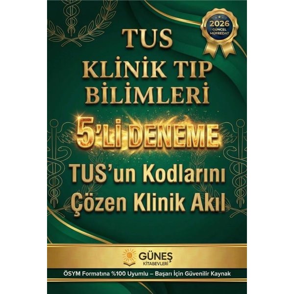 TUS Klinik Tıp Bilimleri Seti - 5 Kitap Takım | Güneş Kitabevleri (İnce Kapak)