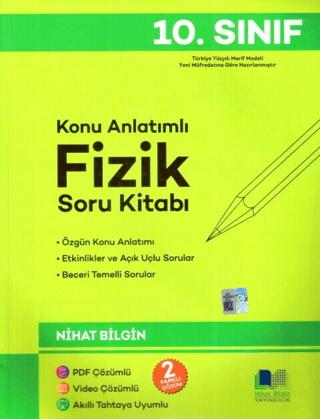 10. Sınıf Fizik Konu Anlatımlı Soru Kitabı | Nihat Bilgin Yayınları (Ciltsiz)  - Resim 1