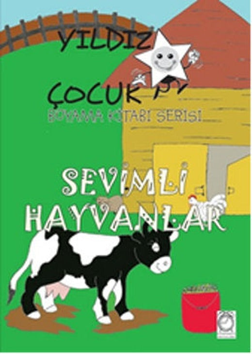 Yıldız Çocuk Boyama Kitabı Serisi 4 - Sevimli Hayvanlar | Kitapsaati Yayınları