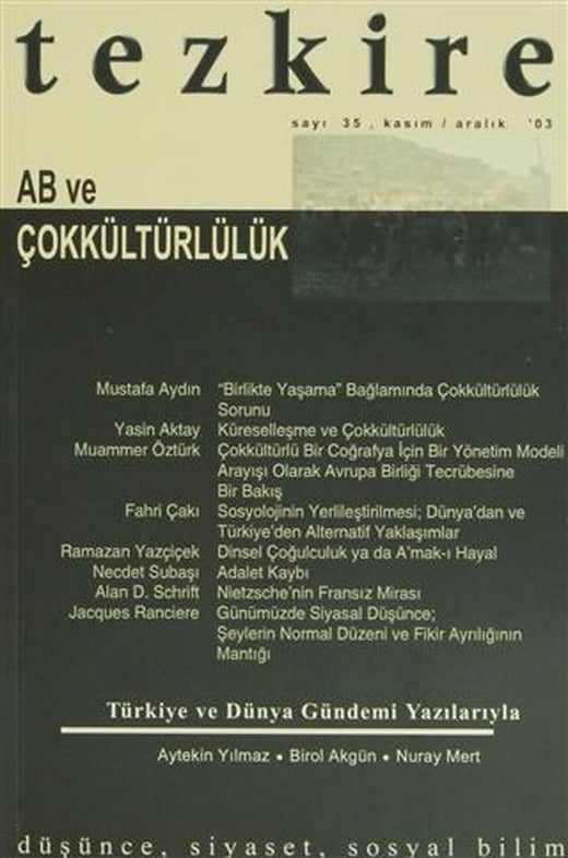 Tezkire Dergisi Sayı: 35 | Tezkire Dergisi (Ciltsiz)