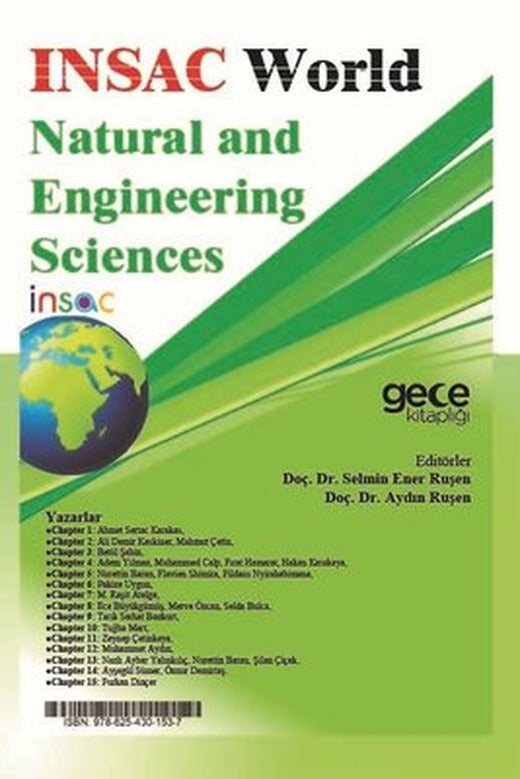 INSAC World Natural and Engineering Sciences | Gece Kitaplığı