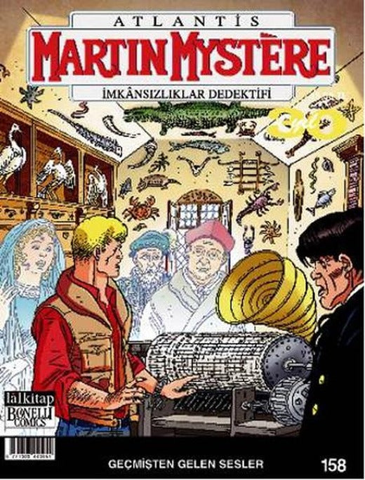Martin Mystere Sayı 158 - Geçmişten Gelen Sesler | Lal - Çizgi Roman Dizisi (İnce Kapak)