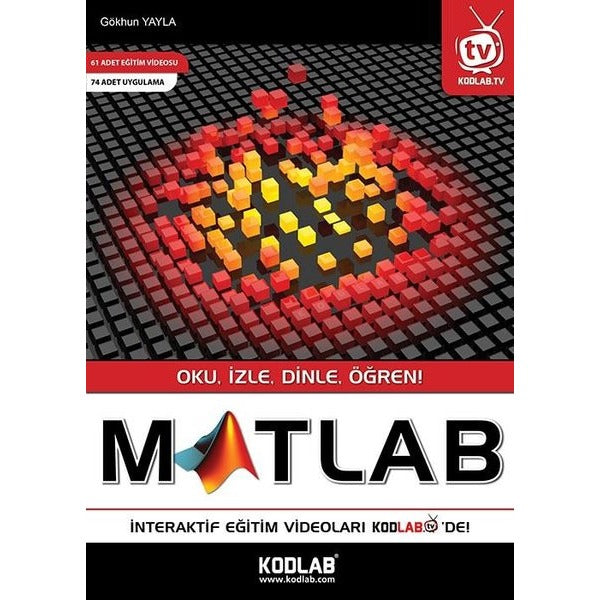 Matlab-61 Eğitim Videosu 74 Uygulama | Kodlab (İnce Kapak)