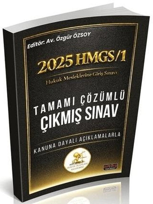 HUKAL 2025 HMGS Çıkmış Soruları Çözümlü | Savaş Yayınevi (Ciltsiz)