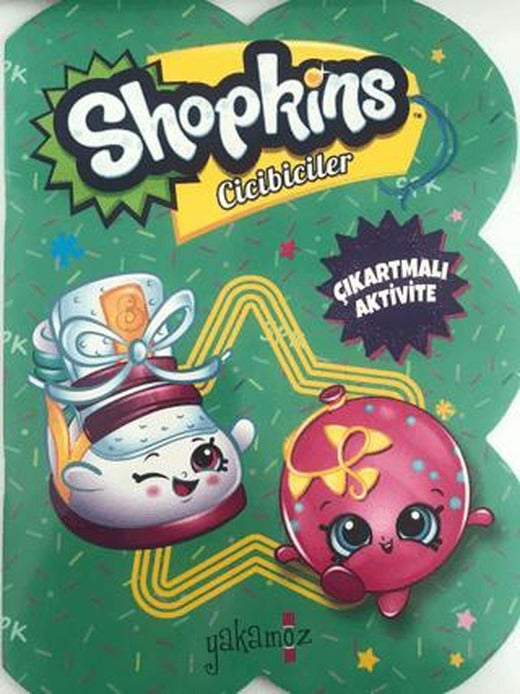 Shopkins Cicibiciler Çıkartmalı Aktivite - Yeşil Kitap | Yakamoz Yayınevi (Ciltsiz)