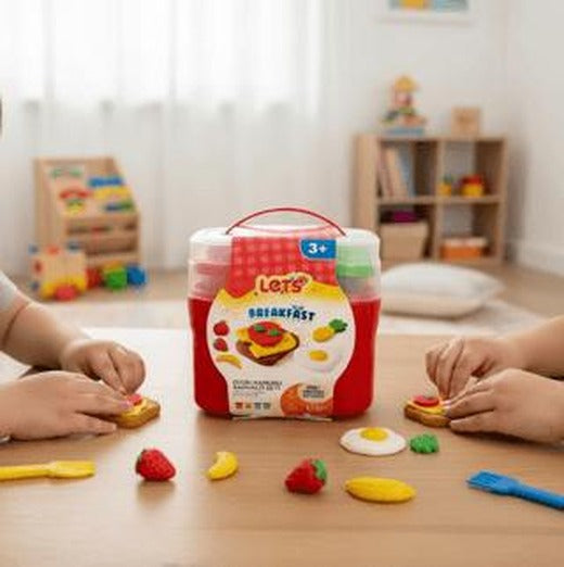 Let's Oyun Hamuru Kahvaltı Seti | Lets