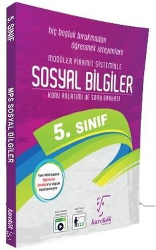 5. Sınıf Sosyal Bilgiler Mps (Modüler Piramit Sistemi) | Karekök Eğitim Yayın (İnce Kapak)